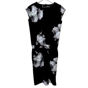 Albion Peonies Going Places Dress Small Tall